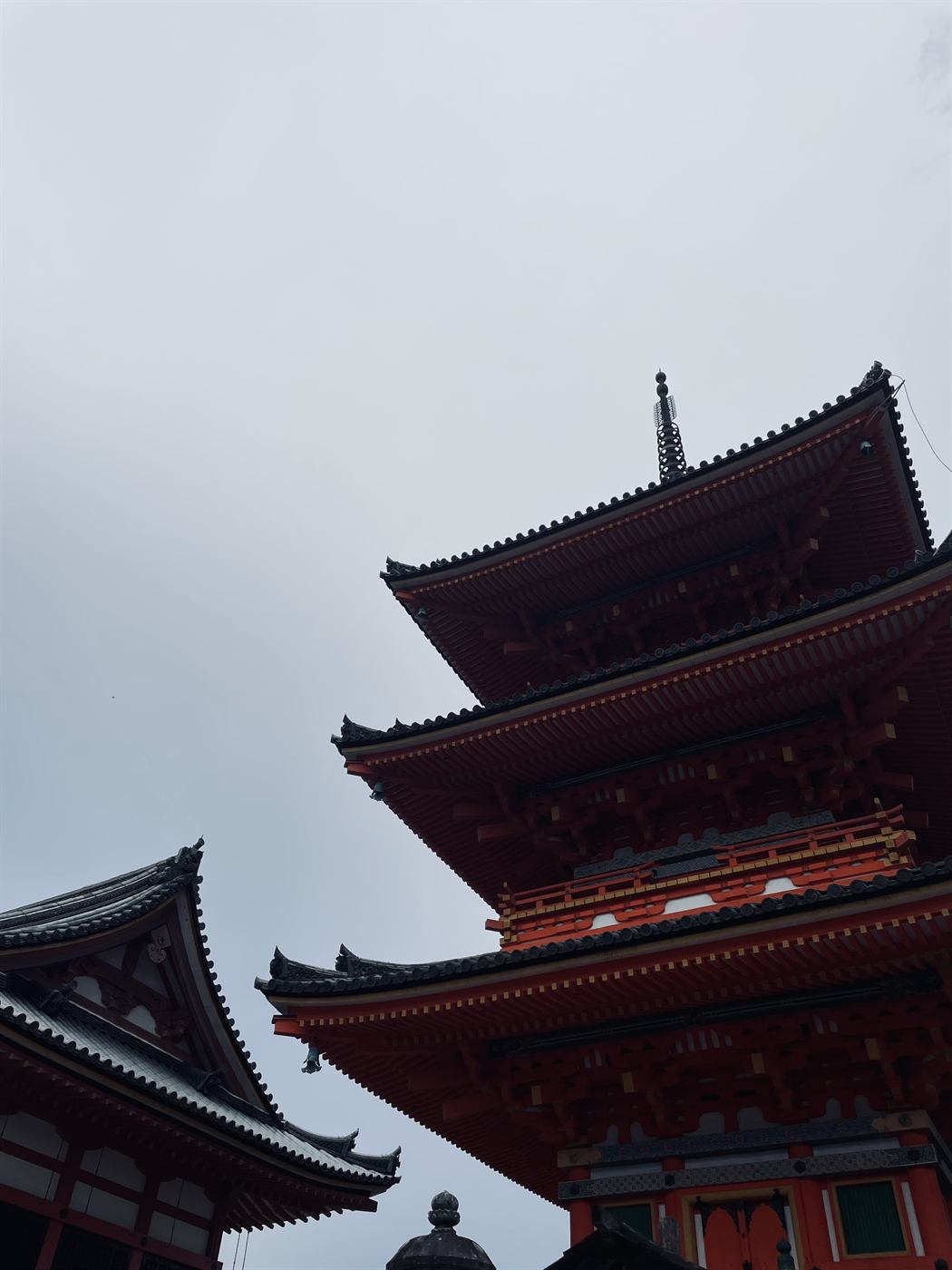 Kiyomizu-dera temple rooflines