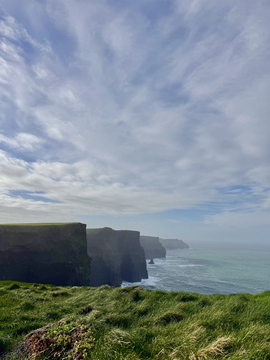 Cliffs of Moher over the ocean
